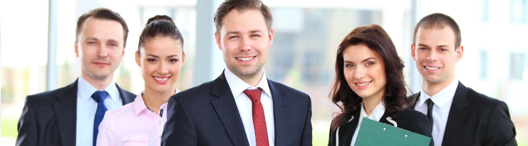 Group portrait of a professional business team